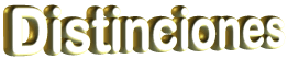 Distinciones